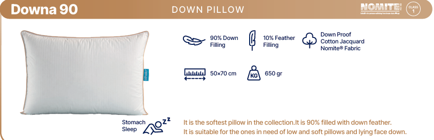 Othello Downa 90 Goose Down Pillow